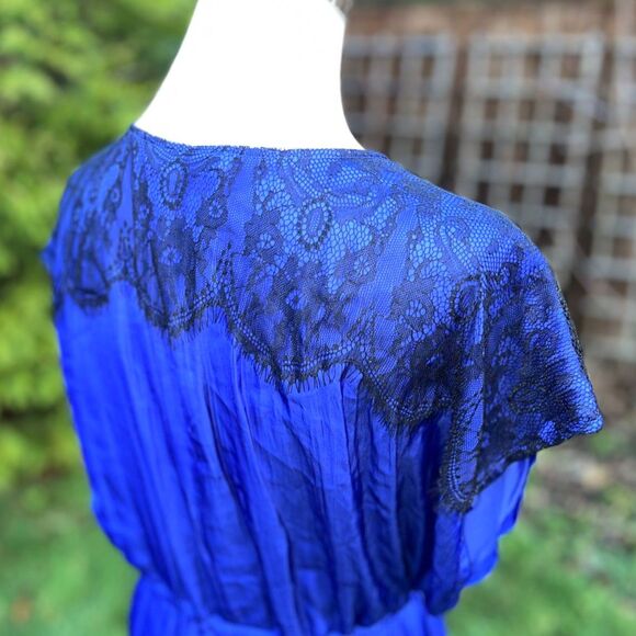 Collective Concepts Kimono Dolman Dress – Cobalt Blue – Women’s Size S NWT - Picture 8 of 10